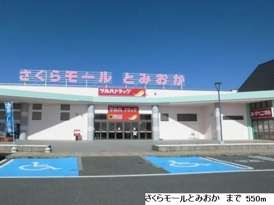 さくらモールとみおかまで550m