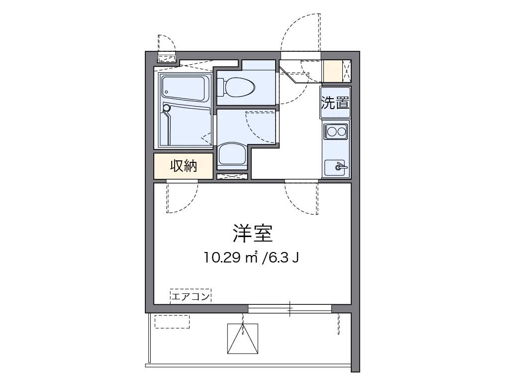 代表的な間取のため実際の間取とは異なる場合があります