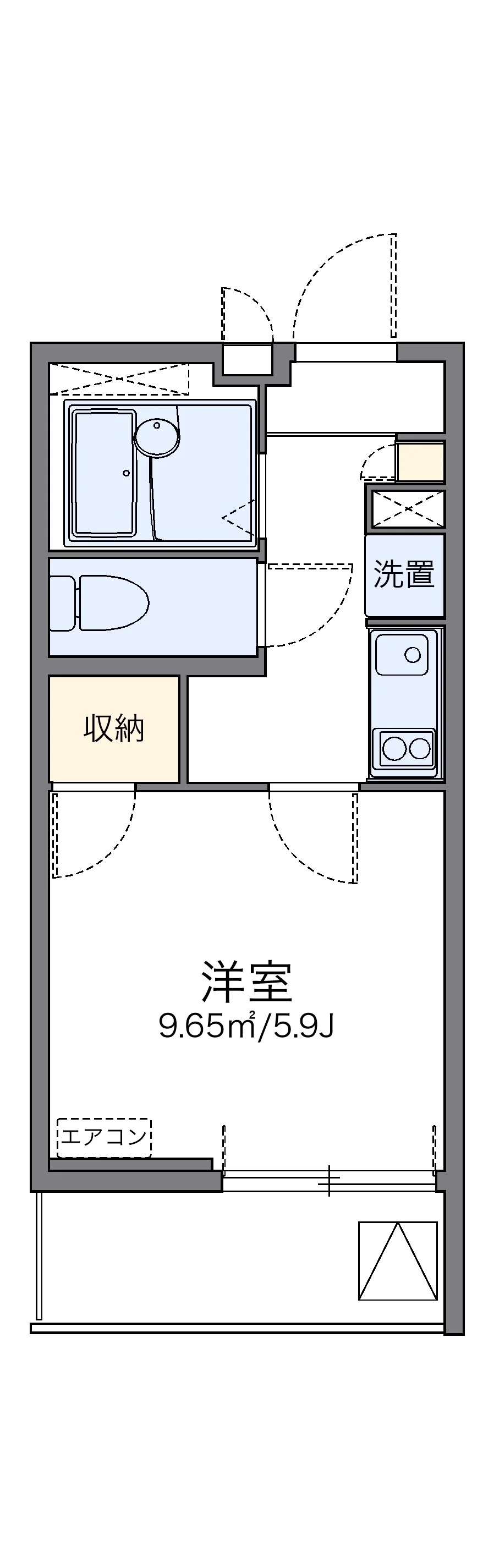 代表的な間取のため実際の間取とは異なる場合があります