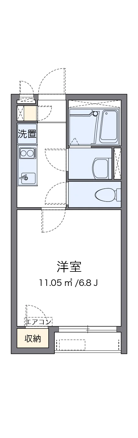 代表的な間取のため実際の間取とは異なる場合があります
