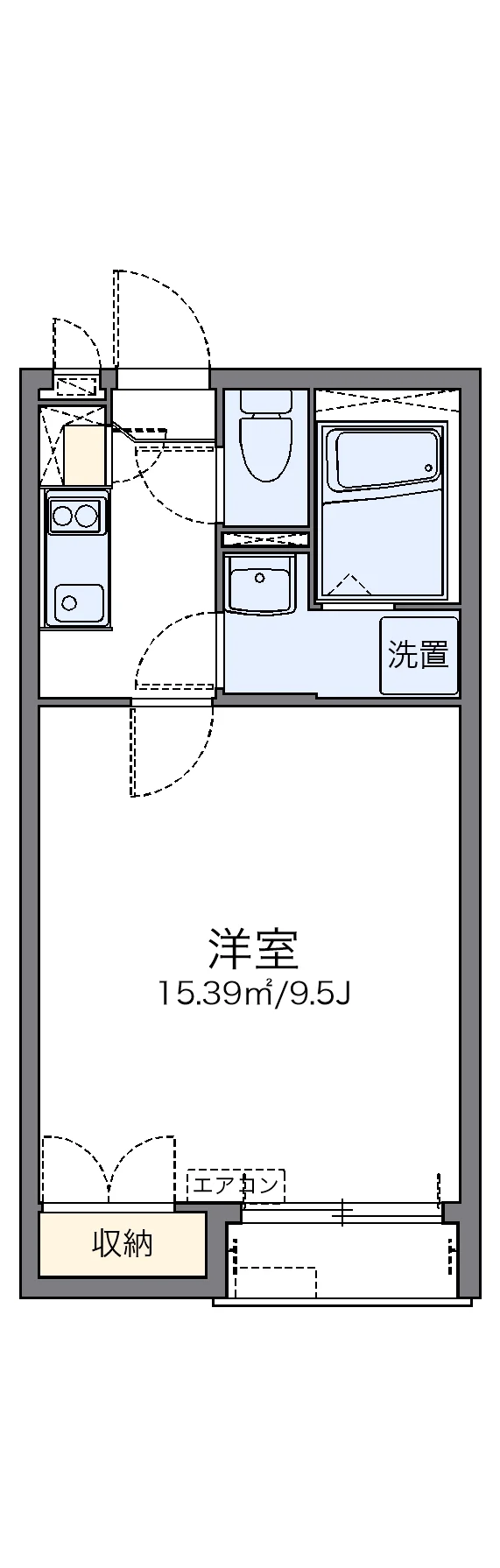 代表的な間取のため実際の間取とは異なる場合があります