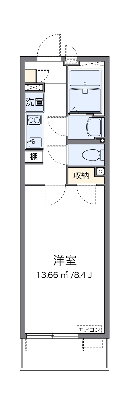 代表的な間取のため実際の間取とは異なる場合があります