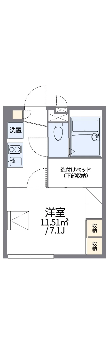 代表的な間取のため実際の間取とは異なる場合があります