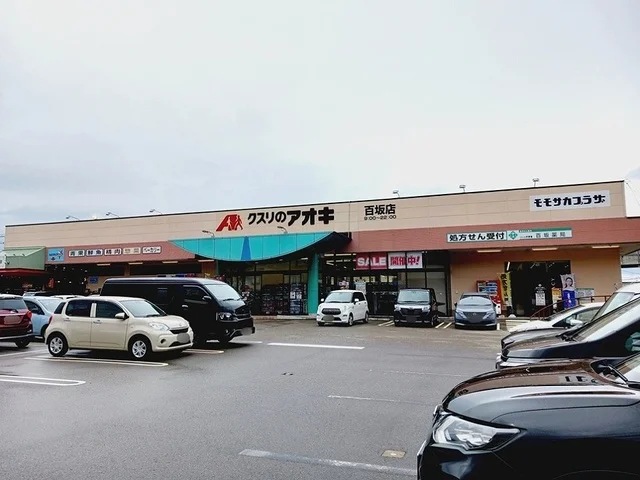 クスリのアオキ百坂店まで1100m