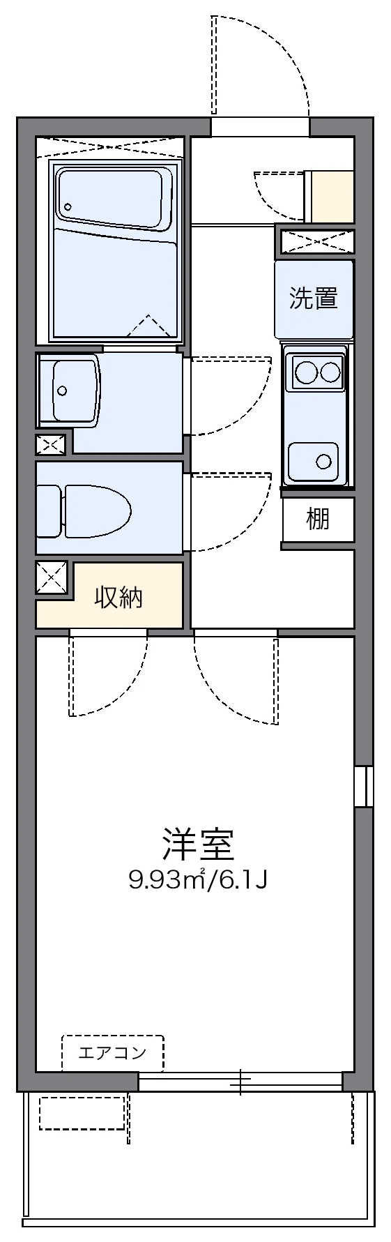 代表的な間取のため実際の間取とは異なる場合があります