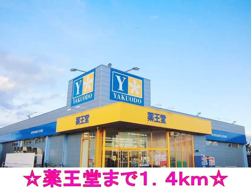 薬王堂まで1400m
