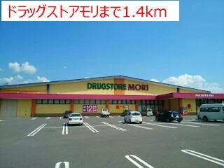 ドラッグストアモリまで1400m