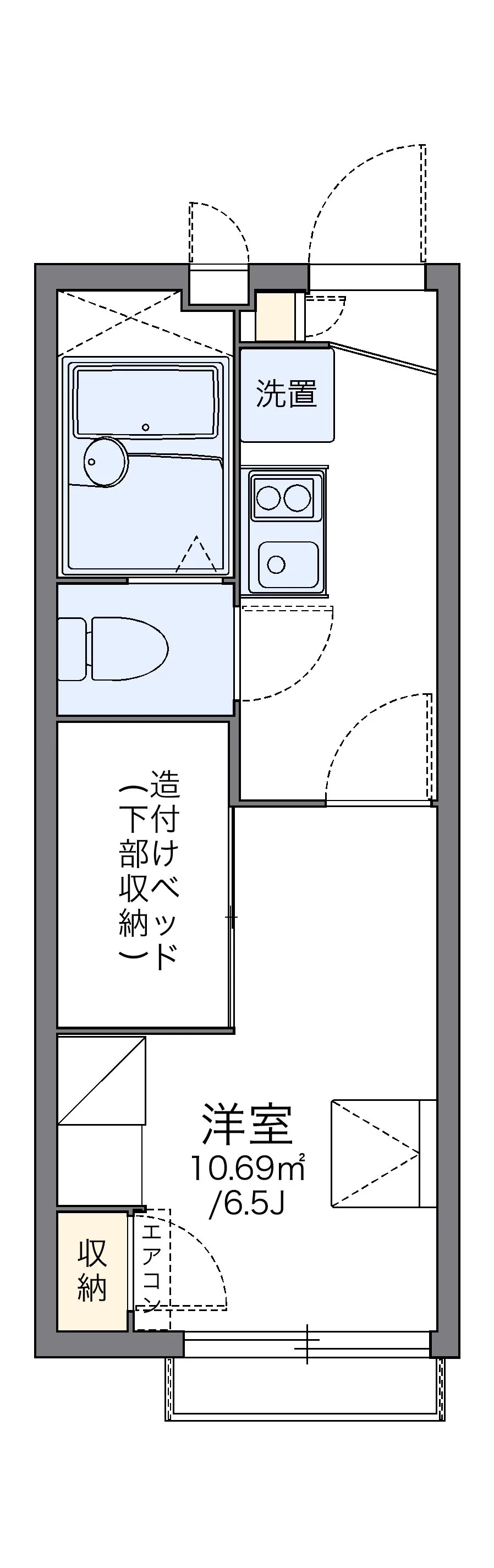 代表的な間取のため実際の間取とは異なる場合があります