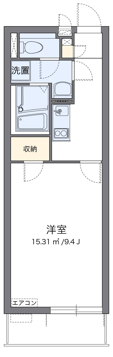 代表的な間取のため実際の間取とは異なる場合があります