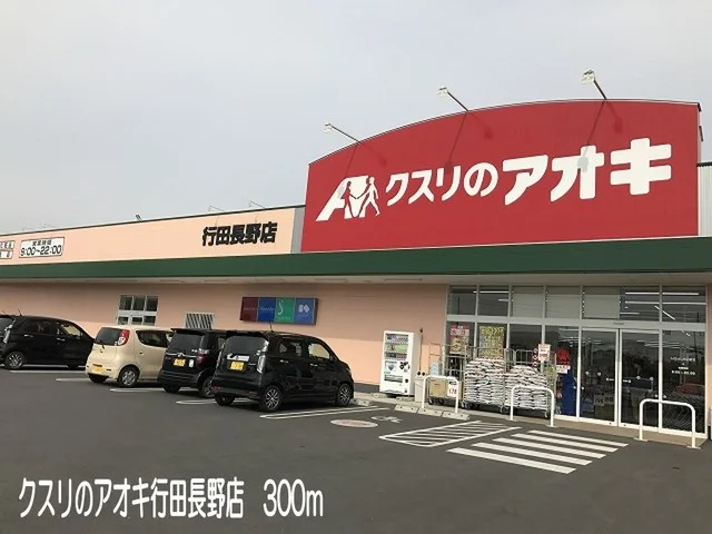クスリのアオキ行田長野店まで300m