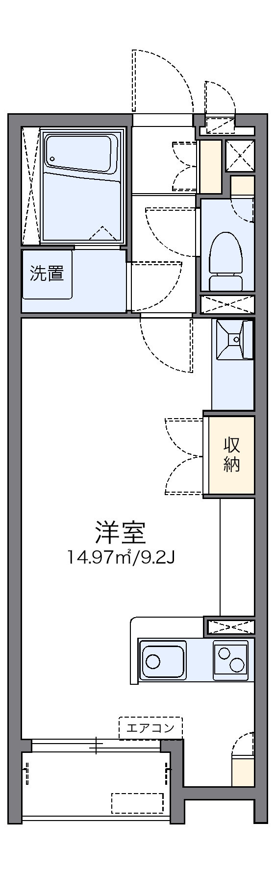 代表的な間取のため実際の間取とは異なる場合があります