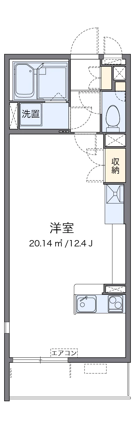代表的な間取のため実際の間取とは異なる場合があります