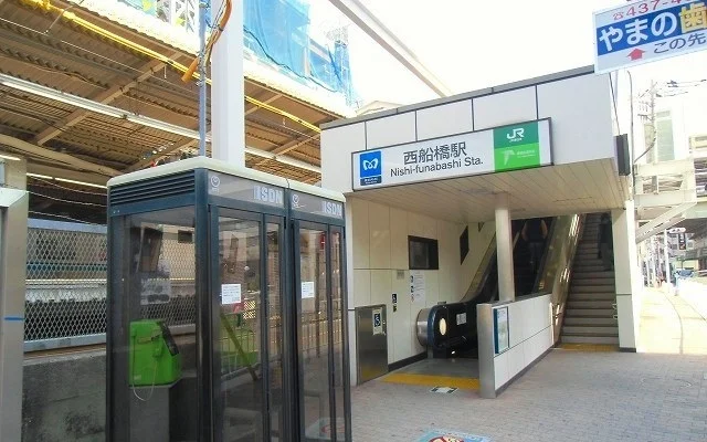 西船橋駅まで1100m