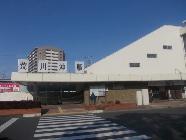 常磐線荒川沖まで1500m