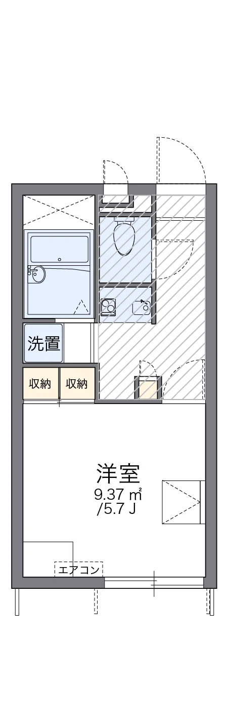 代表的な間取のため実際の間取とは異なる場合があります