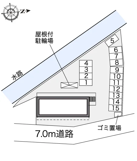 駐車場配置図