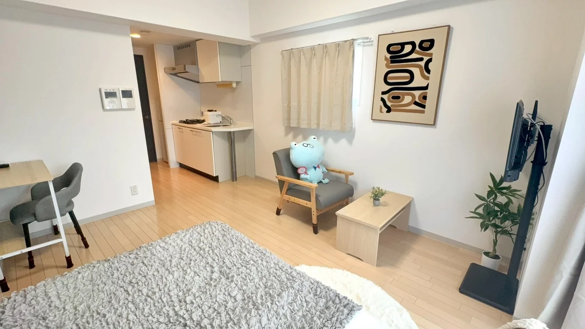 落ち着けるお部屋になっています♪