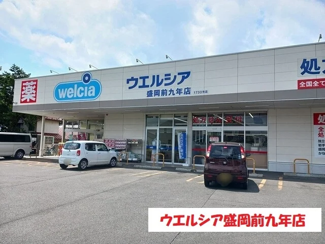 ウエルシア盛岡前九年店まで500m