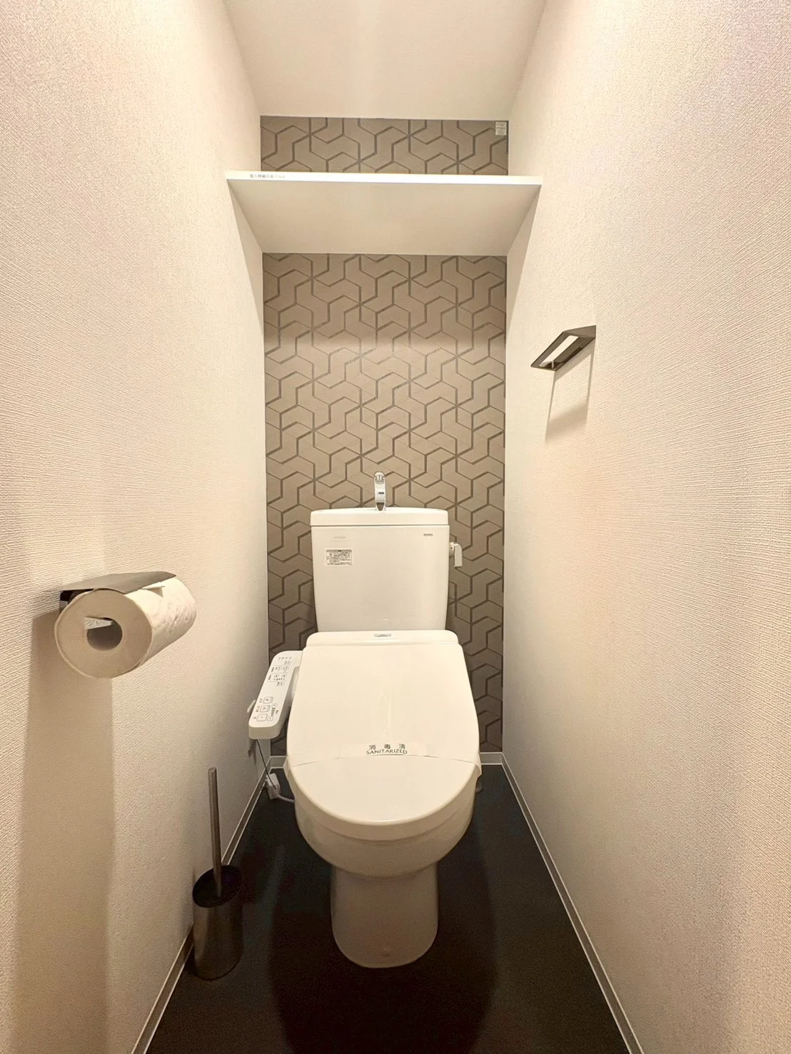 清潔感のあるトイレになっています♪