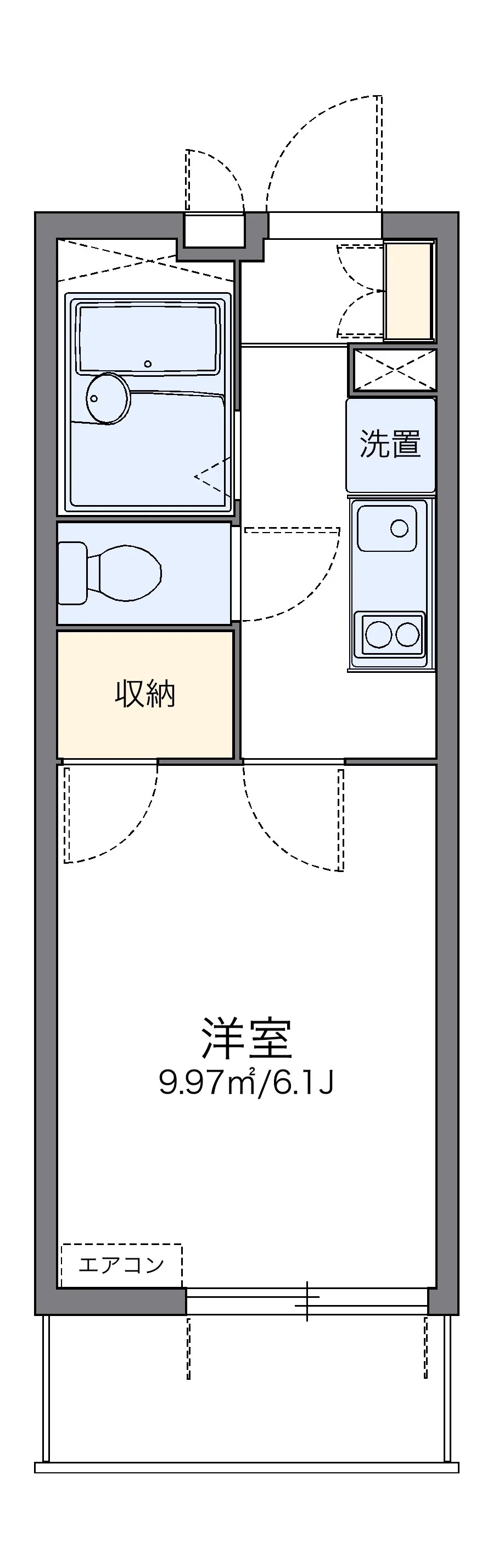 代表的な間取のため実際の間取とは異なる場合があります
