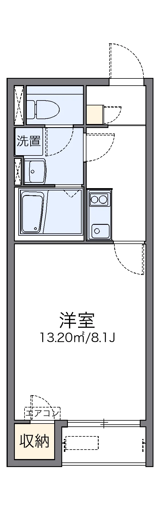 代表的な間取のため実際の間取とは異なる場合があります