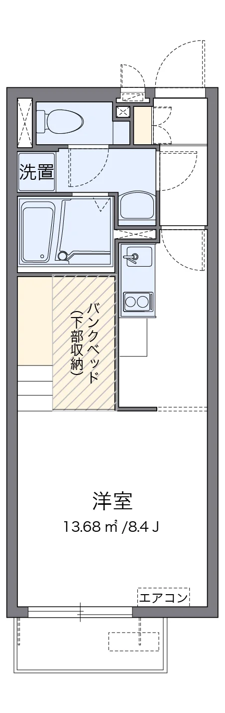 代表的な間取のため実際の間取とは異なる場合があります