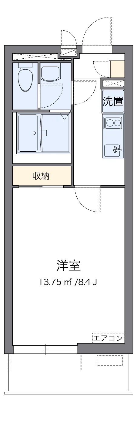 代表的な間取のため実際の間取とは異なる場合があります