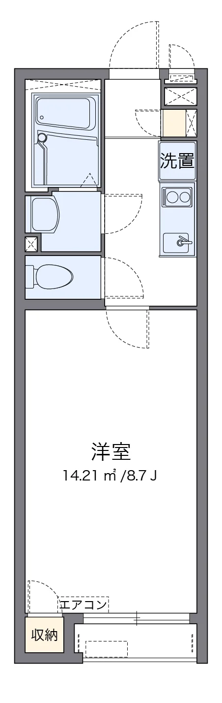 代表的な間取のため実際の間取とは異なる場合があります