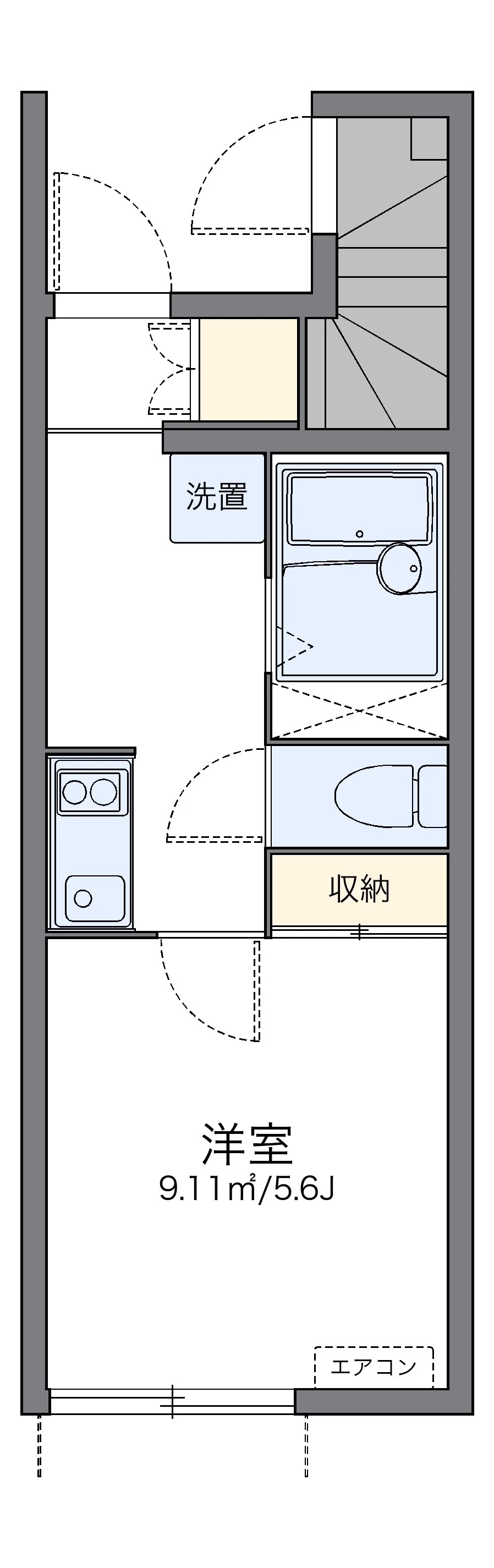 代表的な間取のため実際の間取とは異なる場合があります