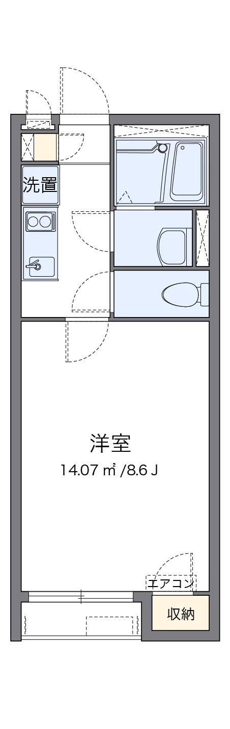 代表的な間取のため実際の間取とは異なる場合があります