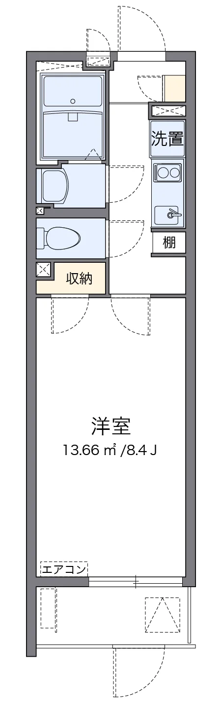 代表的な間取のため実際の間取とは異なる場合があります