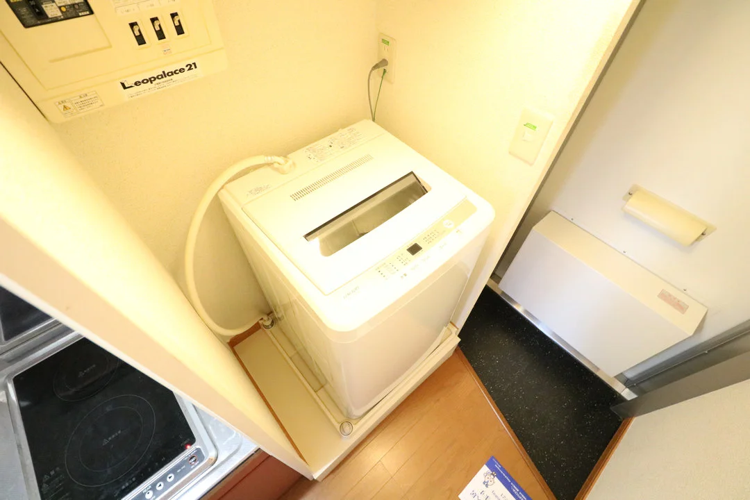 洗濯機完備によりお手軽に引越しが可能！