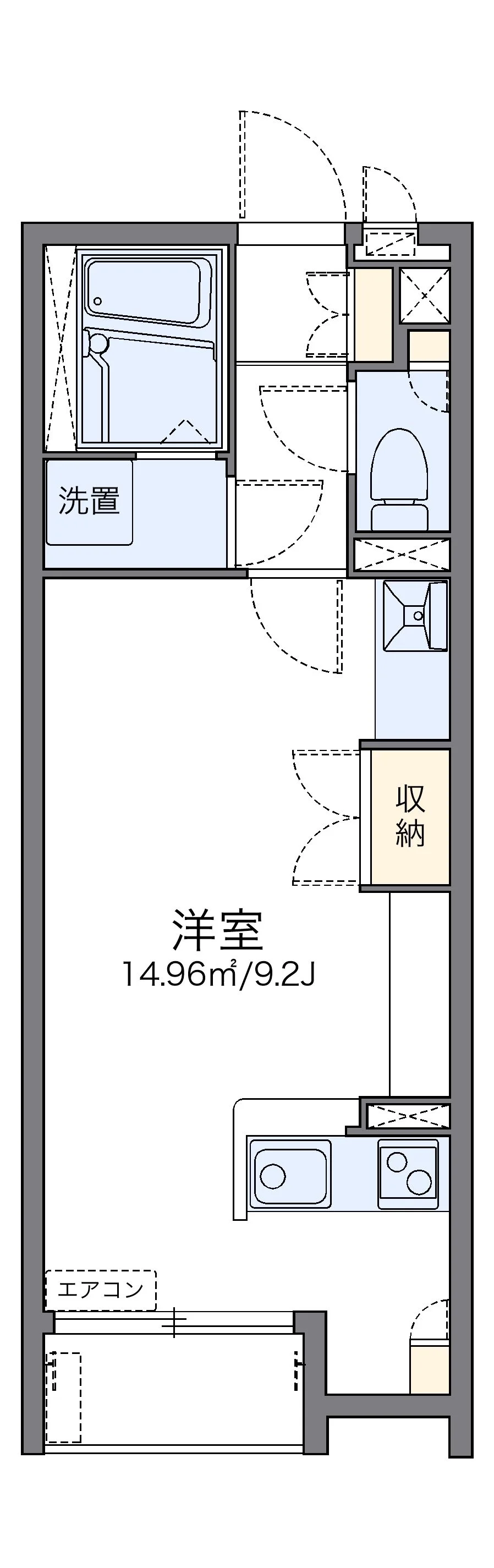 代表的な間取のため実際の間取とは異なる場合があります