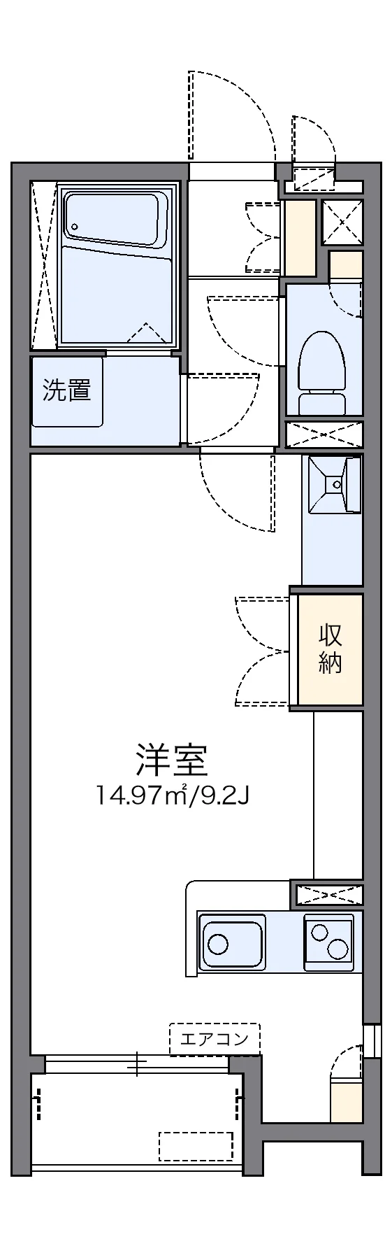 代表的な間取のため実際の間取とは異なる場合があります