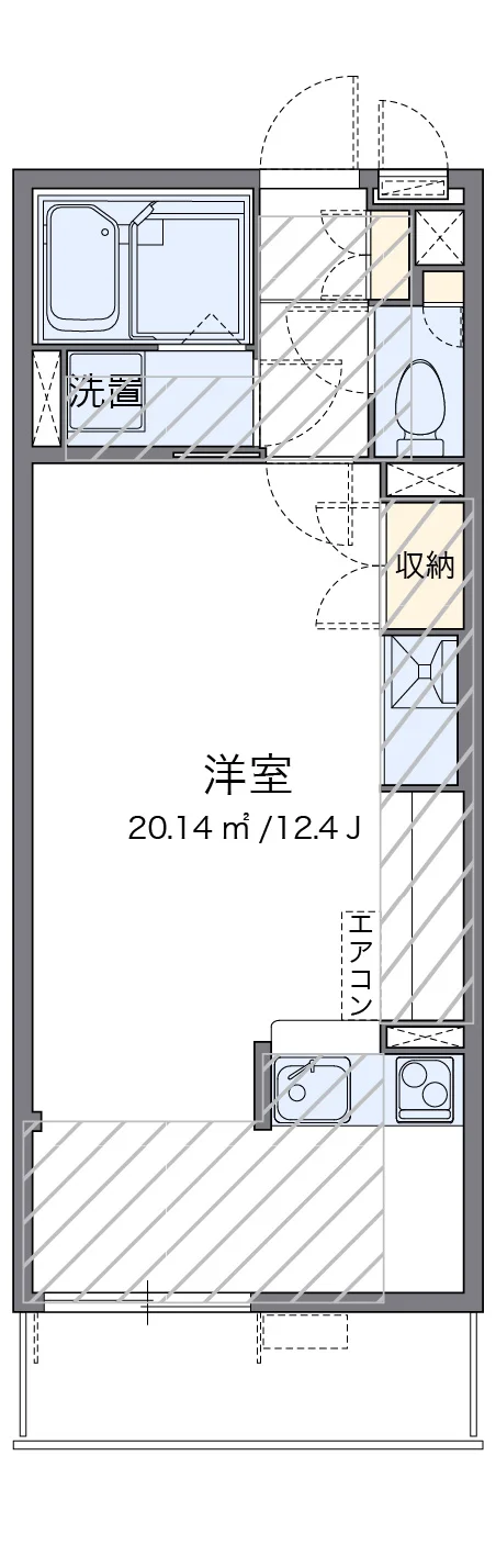 代表的な間取のため実際の間取とは異なる場合があります