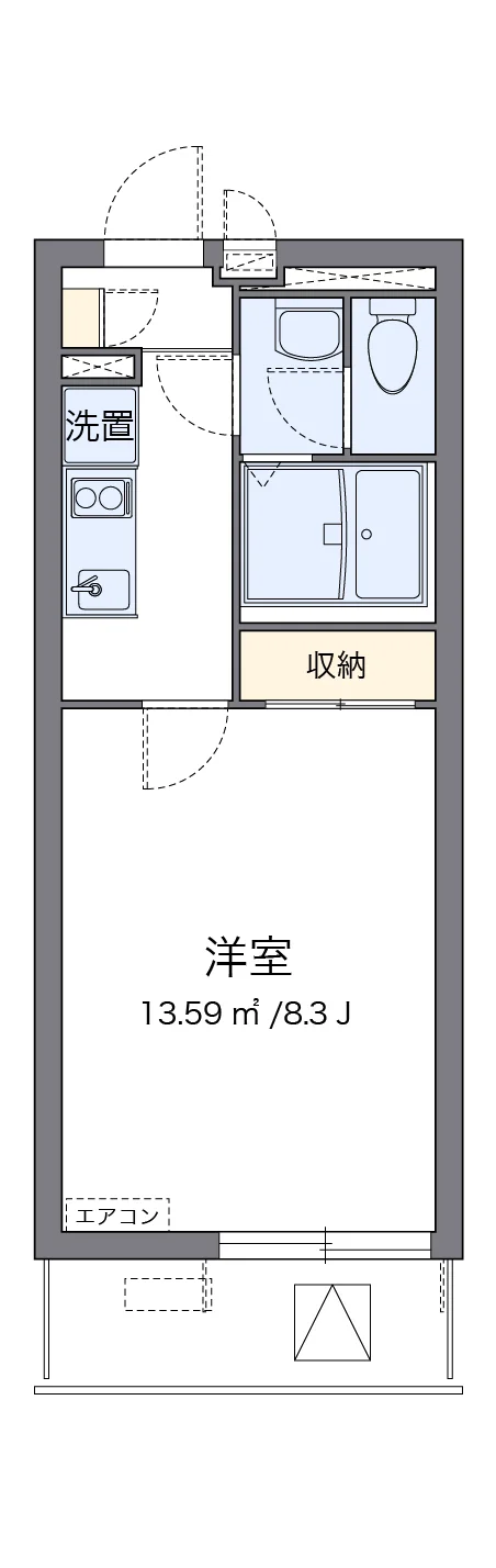 代表的な間取のため実際の間取とは異なる場合があります