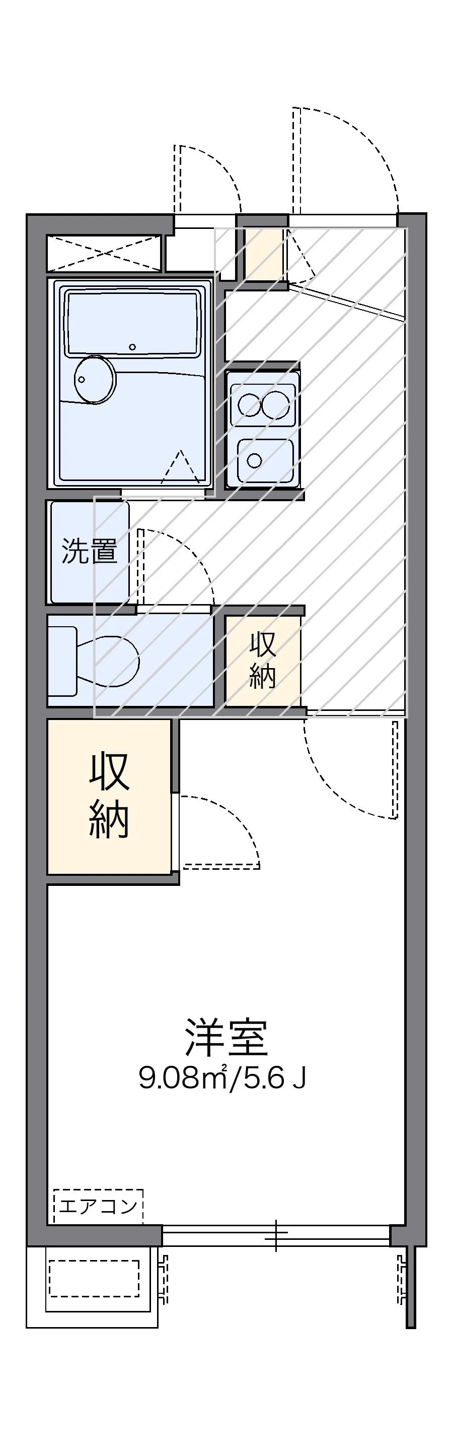 代表的な間取のため実際の間取とは異なる場合があります
