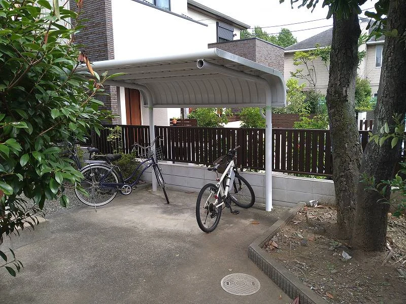 駐輪場　自転車＆原付のみ駐輪可