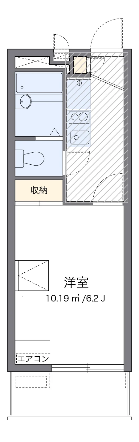 代表的な間取のため実際の間取とは異なる場合があります