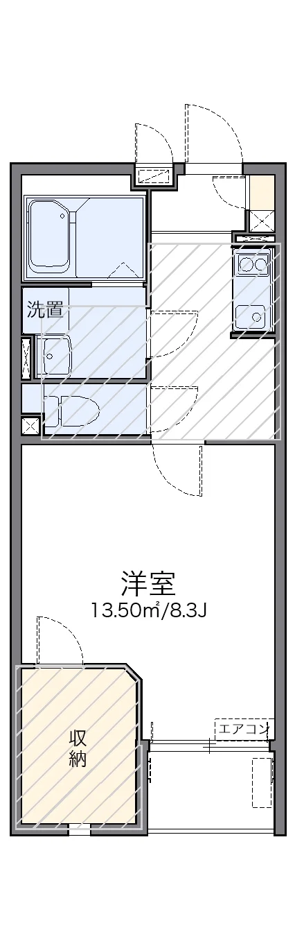代表的な間取のため実際の間取とは異なる場合があります
