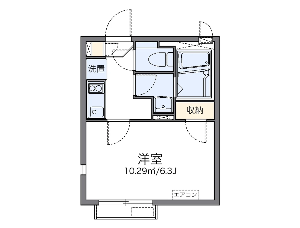 代表的な間取のため実際の間取とは異なる場合があります