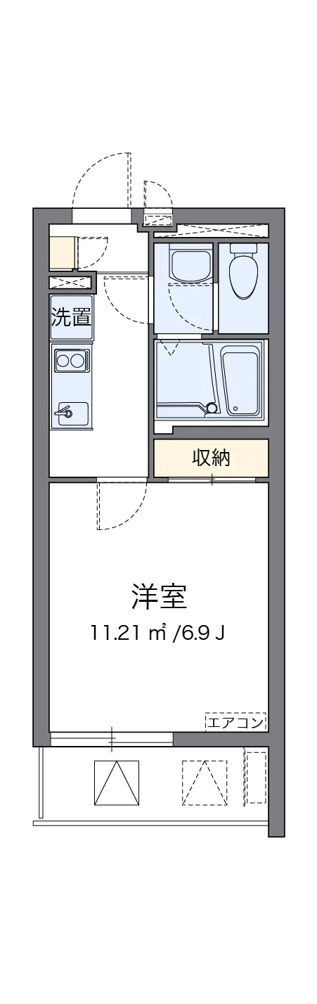 代表的な間取のため実際の間取とは異なる場合があります