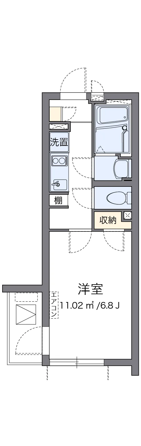 代表的な間取のため実際の間取とは異なる場合があります
