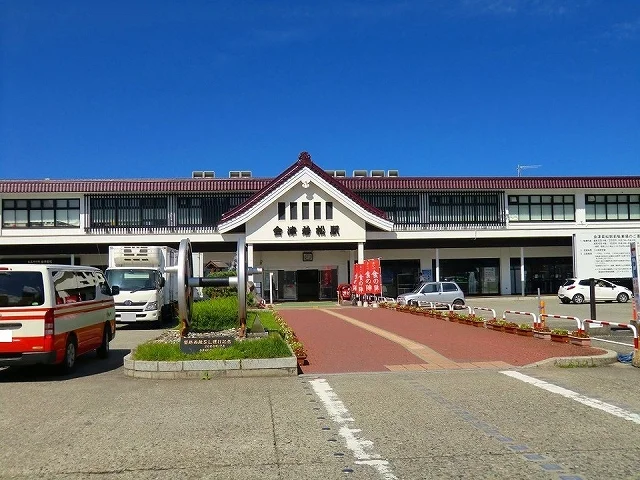会津若松駅まで2900m