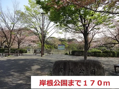 岸根公園まで170m