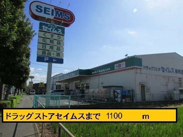 セイムスまで1100m