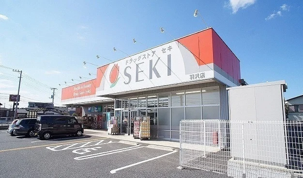 ドラッグストアセキ羽沢店まで800m