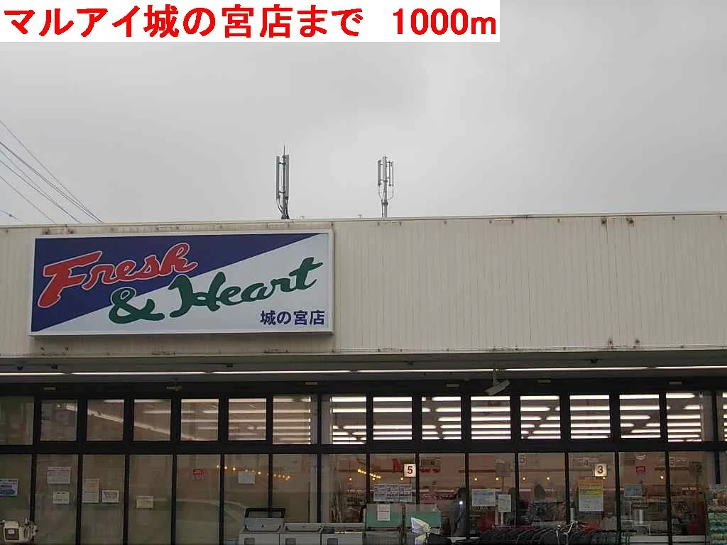 マルアイ城の宮店まで1000m