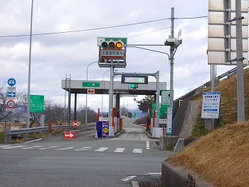 船津インターまで2300m