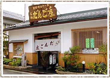 だんご庄本店様まで600m